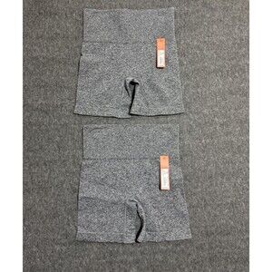 Colsie Womens' Shorts Biker Stretch High Rise Gray Extra Small